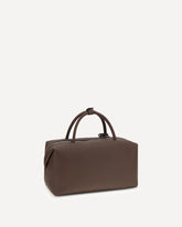 Holdall Cargo leather Handbag - BROWN | Base Blu