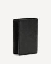 Portacarte Tiny Cassandre in pelle martellata - NERO | Base Blu