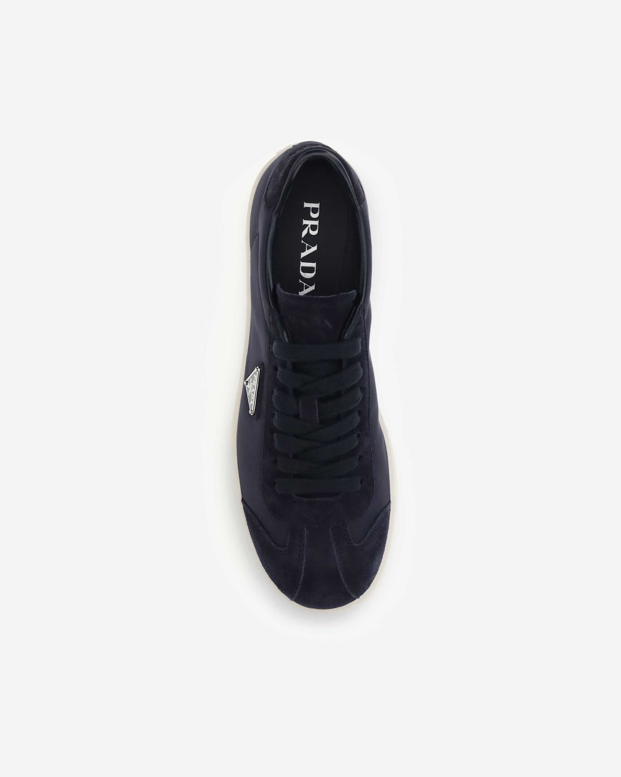 PRADA Leather Sneakers BLUE | Base Blu