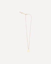 Rhinestone logo Necklace - GOLD | Base Blu