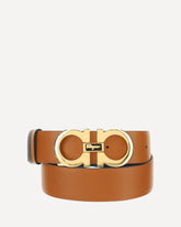 Gancini reversible Belt - BROWN | Base Blu