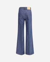 Flare fit Jeans in raw - BLUE | Base Blu
