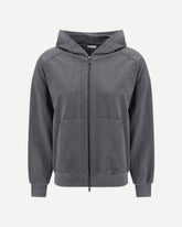 Felpa con cappuccio in cotone - GRIGIO | Base Blu