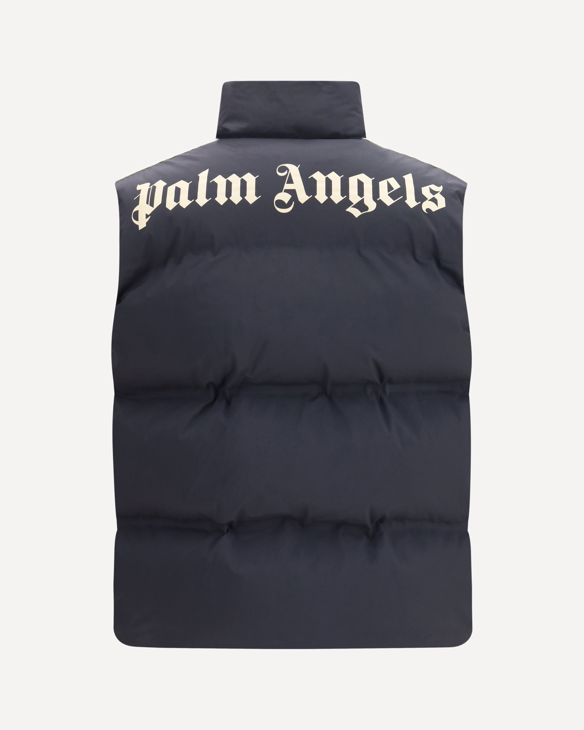 palm angels ダウンベスト　XL PALM ANGELS Classic logo track down Vest BLACK | Base Blu