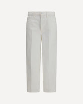 Rabbit Hole Ankle Jeans - WHITE | Base Blu
