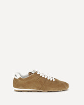 Sneakers Plume in pelle scamosciata - MARRONE | Base Blu