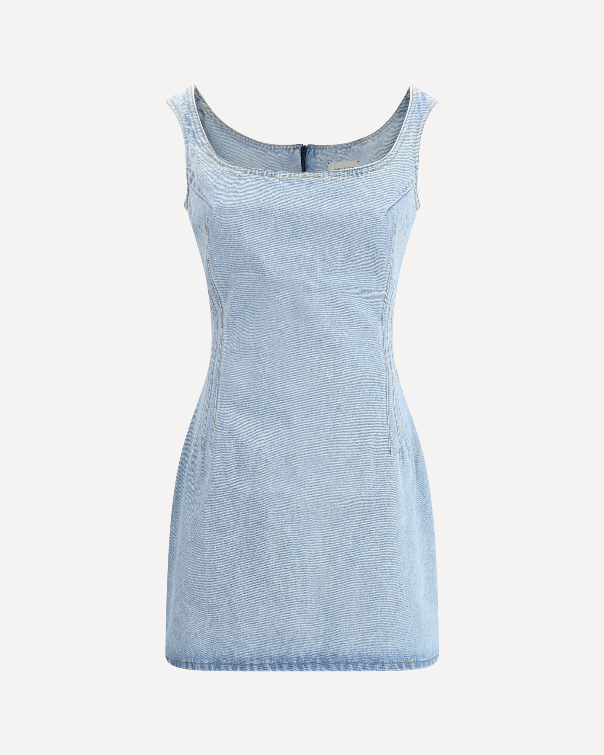 MAGDA BUTRYM Denim mini Dress LIGHT BLUE