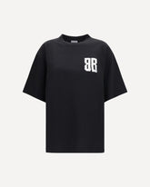 Glitter logo T-shirt - BLACK | Base Blu
