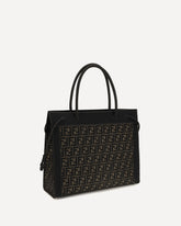 Large Magic FF logo Shopping Bag - BROWN | Base Blu