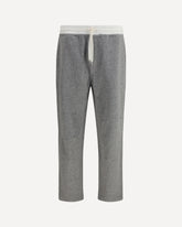 Jogger Pants in cotton and linen - GREY | Base Blu