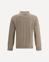 Woven yarn Sweater - BEIGE | Base Blu