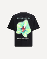 Glitch Orchid T-shirt - BLACK | Base Blu