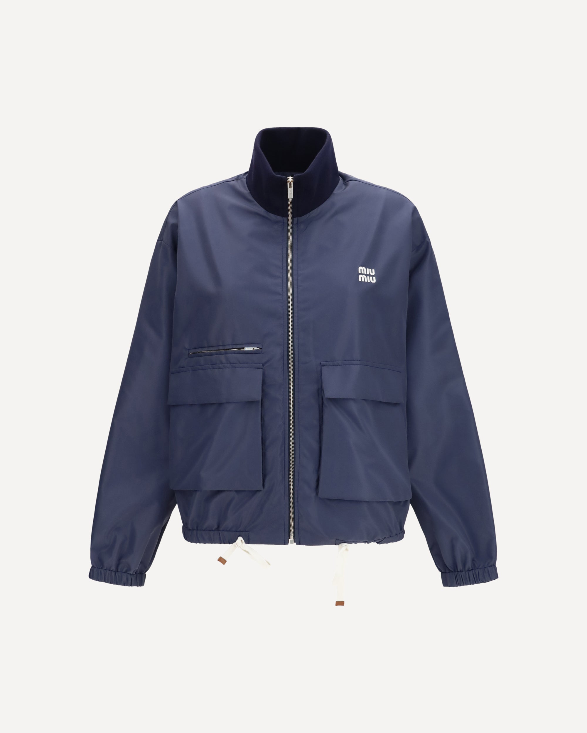 MIU MIU Technical canvas Jacket BLUE | Base Blu
