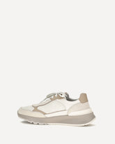 Leather Sneakers - CREAM | Base Blu