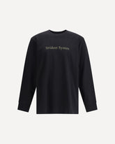 T-shirt a maniche lunghe Heavy Weight  - NERO | Base Blu