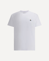 Orb logo T-Shirt - WHITE | Base Blu