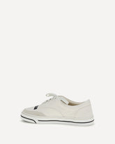 DG Sailing linen Sneakers - WHITE | Base Blu