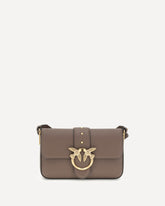 Love leather Shoulder Bag - BROWN | Base Blu