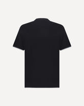 Cotton T-shirt - BLACK | Base Blu