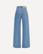 Wide leg Nariida Jeans - BLUE | Base Blu