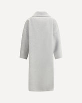 Cappotto lungo doppiopetto - GRIGIO | Base Blu