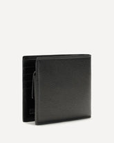Leather bifold Wallet - BLACK | Base Blu