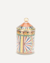 Candela profumata in porcellana  - MULTICOLORE | Base Blu