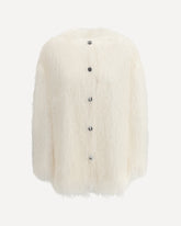 Cappotto Filippo con frange - BIANCO | Base Blu