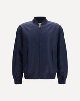 Nylon Jacket with ruffles - BLUE | Base Blu