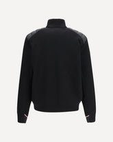 Wool-Blend Insulated Zip-Up Cardigan - BLACK | Base Blu
