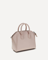 Antigona mini leather Handbag - PINK | Base Blu