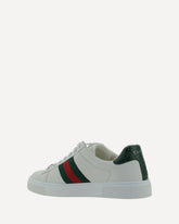 Sneakers in pelle - BIANCO | Base Blu