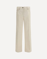 Five-pocket flare Pants - BEIGE | Base Blu