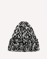 XXL wool Knit Beanie - BLACK | Base Blu
