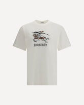 Medium-weight cotton jersey T-shirt - CREAM | Base Blu