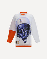 Long-Sleeve T-Shirt with print - WHITE | Base Blu