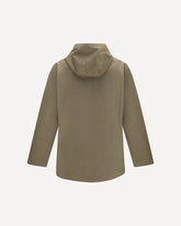 Giacca in tessuto Mackintosh con Cappuccio - VERDE | Base Blu