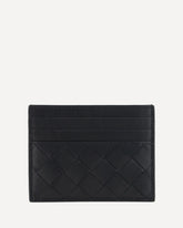 Portacarte in pelle - NERO | Base Blu