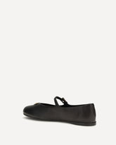 Nappa leather Ballerinas - BLACK | Base Blu