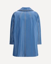 Leather Coat - BLUE | Base Blu