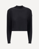 Felpa di Moncler x EE72 di Edward Enninful  in Viscosa e Neoprene - NERO | Base Blu