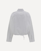 Cropped Shirt - WHITE | Base Blu