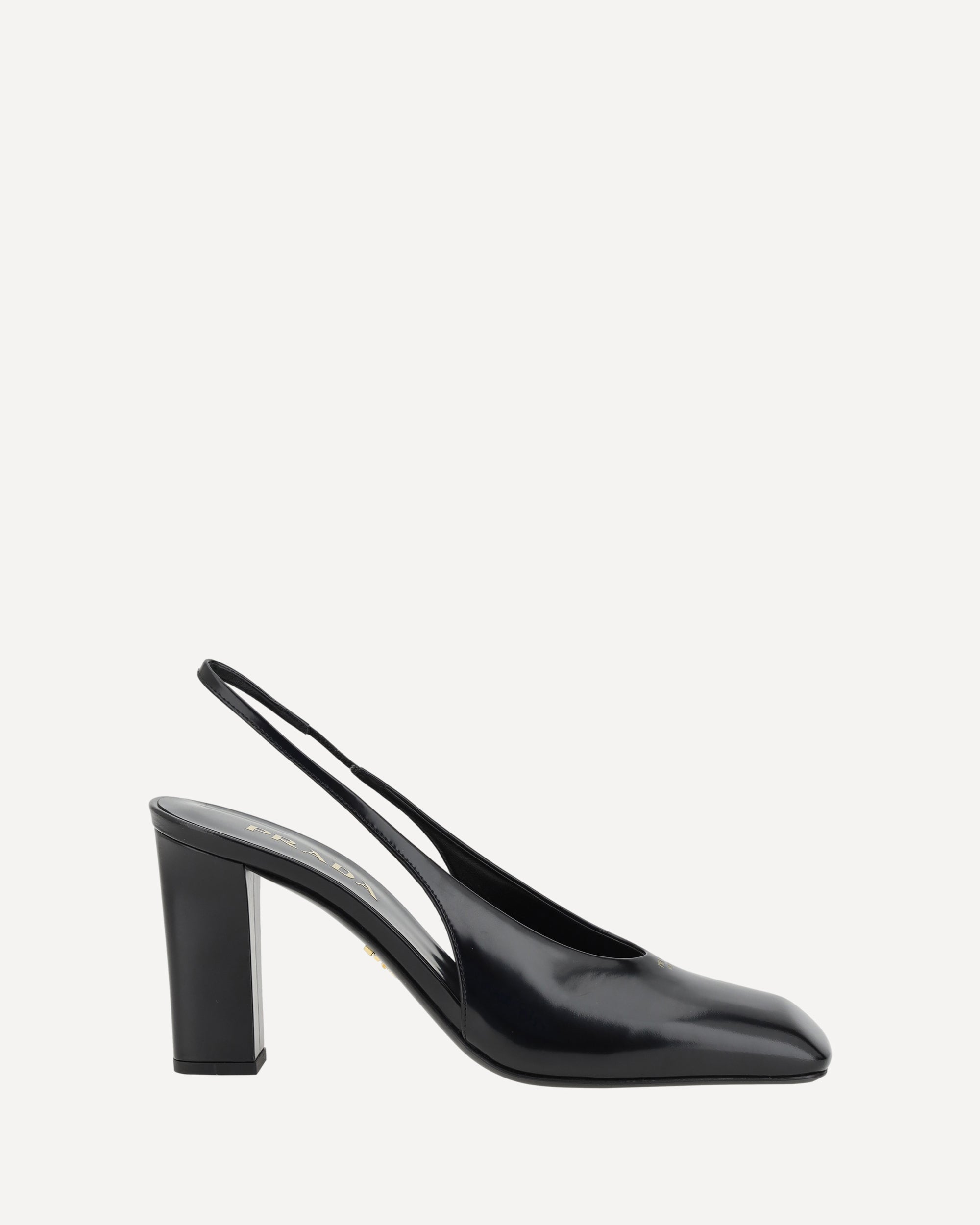 PRADA Leather Pumps BLACK | Base Blu