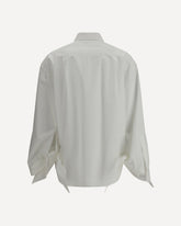 Oversized Shirt - WHITE | Base Blu
