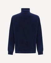 Turtleneck Sweater - BLUE | Base Blu