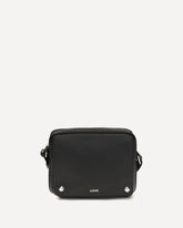 Pebble Messenger medium Bag - BLACK | Base Blu