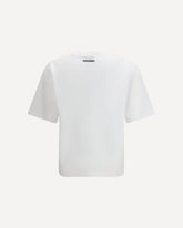 T-shirt in cotone con stampa grafica Icon - BIANCO | Base Blu