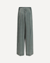 Geometric print Pants - GREEN | Base Blu