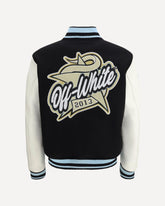 Varsity Star Logo Jacket - BLACK | Base Blu