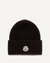 Wool and cashmere-blend Beanie - BROWN | Base Blu